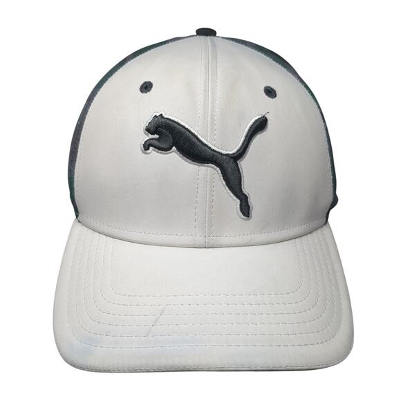 Puma Snapback Hat Multicolor One Size Embroidered Logo PWR Cool Camo - Picture 1 of 9
